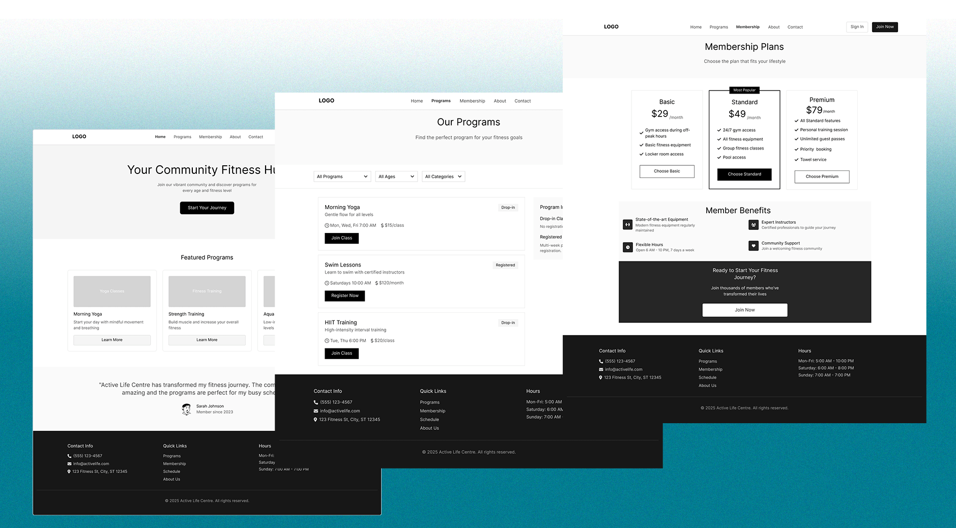 Positivus Landing Page